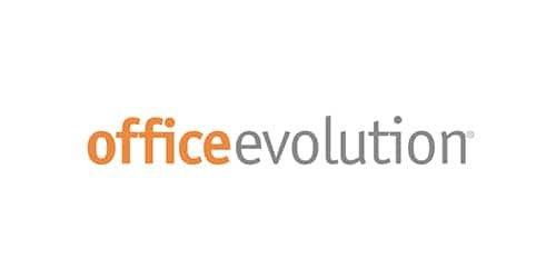 The office evolution logo on a white background, representing Web Design and SEO in Coral Springs and New York City.