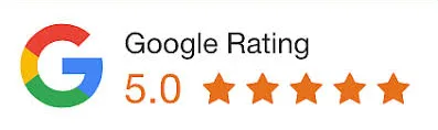 Rated 5 stars on Google