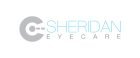Sheridan Eyecare logo with a grey circular symbol on the left and “SHERIDAN EYECARE” text in blue and grey on a white background.